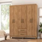 Guarda-Roupa Coimbra 6 Portas 2 Gavetas