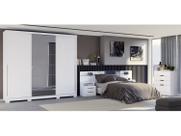 Guarda Roupa com 3 Portas de Correr - Branco Guarda Roupa com 3 Portas de Correr - Branco