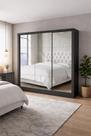 Guarda Roupa com 3 Portas Espelhadas Sapphire -Grand Line