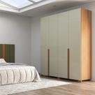 Guarda Roupa com 4 Portas 2 Gavetas 180cm