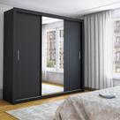 Guarda Roupa Com Espelho 3 Portas 4 Gavetas Carioca Moveis