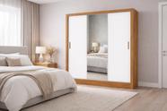 Guarda Roupa com espelho e 3 Portas Sapphire -Grand Line Guarda Roupa com espelho e 3 Portas Sapphire -Grand Line