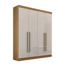 Guarda Roupa Da Vinci 4 Portas 100% MDF Cinamomo Off White Guarda Roupa Da Vinci 4 Portas 100% MDF Cinamomo Off White