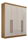 Guarda Roupa Da Vinci 4 Portas Cinamomo Off White Mdf Ddoro