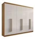 Guarda Roupa Da Vinci Cinamomo Off White 6 Pts Mdf D'doro