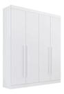 Guarda Roupa Da Vinci Plus 4 Portas Branco 100% Mdf D'doro