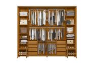 Guarda Roupa Dalí 1 Pta com Espelho Cinamomo - VRK COMERCIO ON-LINE
