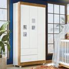 Guarda Roupa de Bebê 100% MDF 3 Portas 2 Gavetas Life Guarda Roupa de Bebê 100% MDF 3 Portas 2 Gavetas Life