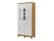 Guarda-roupa de Bebê 3 Gavetas 3 Portas Moveis Peroba Ninho Guarda-roupa de Bebê 3 Gavetas 3 Portas Moveis Peroba Ninho