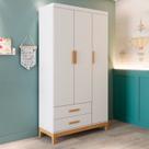 Guarda-roupa de Bebê 3 Portas Hellen