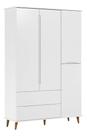 Guarda Roupa De Bebê Retro 4 Portas E 2 Gavetas Com Pés Guarda Roupa De Bebê Retro 4 Portas E 2 Gavetas Com Pés
