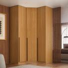 Guarda-roupa de Canto 100% MDF 3 Portas Altezza