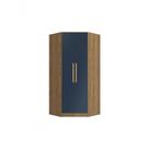 Guarda-roupa De Canto 2 Portas Kappesberg Adapt Nogueira-azul Profundo 105cm