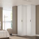 Guarda Roupa de Canto 2 Portas MDF Spacios Belmax