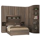 Guarda-Roupa de Canto com espaço para Box Queen 1219SQ San Remo Guarda-Roupa de Canto com espaço para Box Queen 1219SQ San Remo