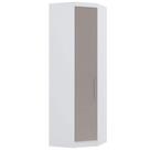 Guarda Roupa de Canto Diagonal 70cm 1 Porta Alpes Luciane Móveis Branco Pf-cinammon Pf
