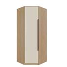 Guarda-Roupa de Canto Herval Valence, MDP Off White/Cedro