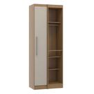 Guarda Roupa De Canto Modulado 1 Porta Selene Menu Móveis Carvalho