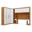 Guarda Roupa de Canto Modulado Casal Genova Freijo Off White Batrol Guarda Roupa de Canto Modulado Casal Genova Freijo Off White Batrol