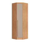 Guarda Roupa de Canto Oblíquo Modulado 1 Porta Cedro e Duna Line Infinity