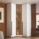 Guarda-roupa de Canto Obliquo Reflecta 3 Portas Mdf Altezza Guarda-roupa de Canto Obliquo Reflecta 3 Portas Mdf Altezza