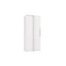 Guarda-roupa De Canto Reto 1 Porta Kappesberg Adapt Branco