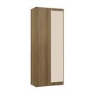 Guarda Roupa De Canto Reto Modulado 1 Porta 90cm Veneza Luciane Avelã Pf/arenas Pf