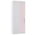 Guarda Roupa de Canto Reto Modulado 90cm 1 Porta Alpes Luciane Móveis