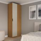 Guarda Roupa de Canto Reto Modular Altezza Clean Belmax