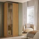 Guarda Roupa de Canto Reto Modular Reflecta Altezza Belmax Cor:Branco