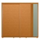 Guarda Roupa De Casal Acácia Com 2 Portas Deslizantes 4 Gavetas Cinamomo / Sálvia - Móveis Leartam Guarda Roupa De Casal Acácia Com 2 Portas Deslizantes 4 Gavetas Cinamomo / Sálvia - Móveis Leartam