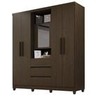 Guarda-Roupa de Casal Giga 5 Portas 3 Gavetas - Tudo De Móveis