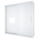 Guarda Roupa de Casal Trianon 2 Portas de Correr Branco Zanzini