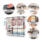 Guarda Roupa Decoteam Dobrável Closet Aberto Organizador Aço