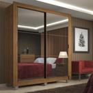 Guarda-Roupa Denver 2 Portas 2 Espelhos Rustic Madesa Guarda-Roupa Denver 2 Portas 2 Espelhos Rustic Madesa