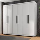 Guarda Roupa Diamante 6 Portas e 4 Gavetas Araplac 6000-50