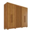 Guarda-Roupa Diamante Ripado 6 Portas 6 Gavetas