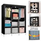 Guarda Roupa Dobrável Organizador Cabideiro Guarda Roupa Portatil Armário para Organizar Roupas