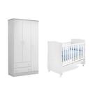 Guarda Roupa Doce Sonho e Berço Mini Cama Amore Qmovi