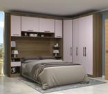 Guarda Roupa Dormitório Modulado Paris Casal 1,38 m Canto - Roupeiro Luciane M01