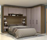 Guarda Roupa Dormitório Modulado Paris Casal 1,38 m Canto - Roupeiro Luciane M01