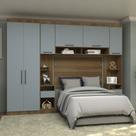 Guarda Roupa Dormitório Modulado Paris Casal Queen 1,58 m - Roupeiro Luciane M05