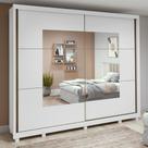 Guarda Roupa Easy Max 2 Portas Com Espelho Branco Lopas