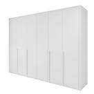 Guarda Roupa Easy Space 6 Portas S/ Espelho Branco Lopas