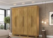 Guarda Roupa Elegance 218cm 2 Gavetas Internas - Nature Vila Rica