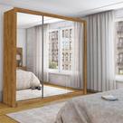 Guarda Roupa Espelho 3 Portas 4 Gavetas Carioca Moveis