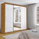 Guarda Roupa Espelho 3 Portas 4 Gavetas Carioca Moveis