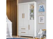 Guarda Roupa Flocos Tigus Branco