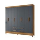 Guarda-Roupa Florida 8 Portas 4 Gavetas Moval