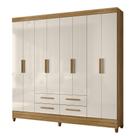 Guarda Roupa Florida Quarto Casal com 8 Portas e 4 Gavetas